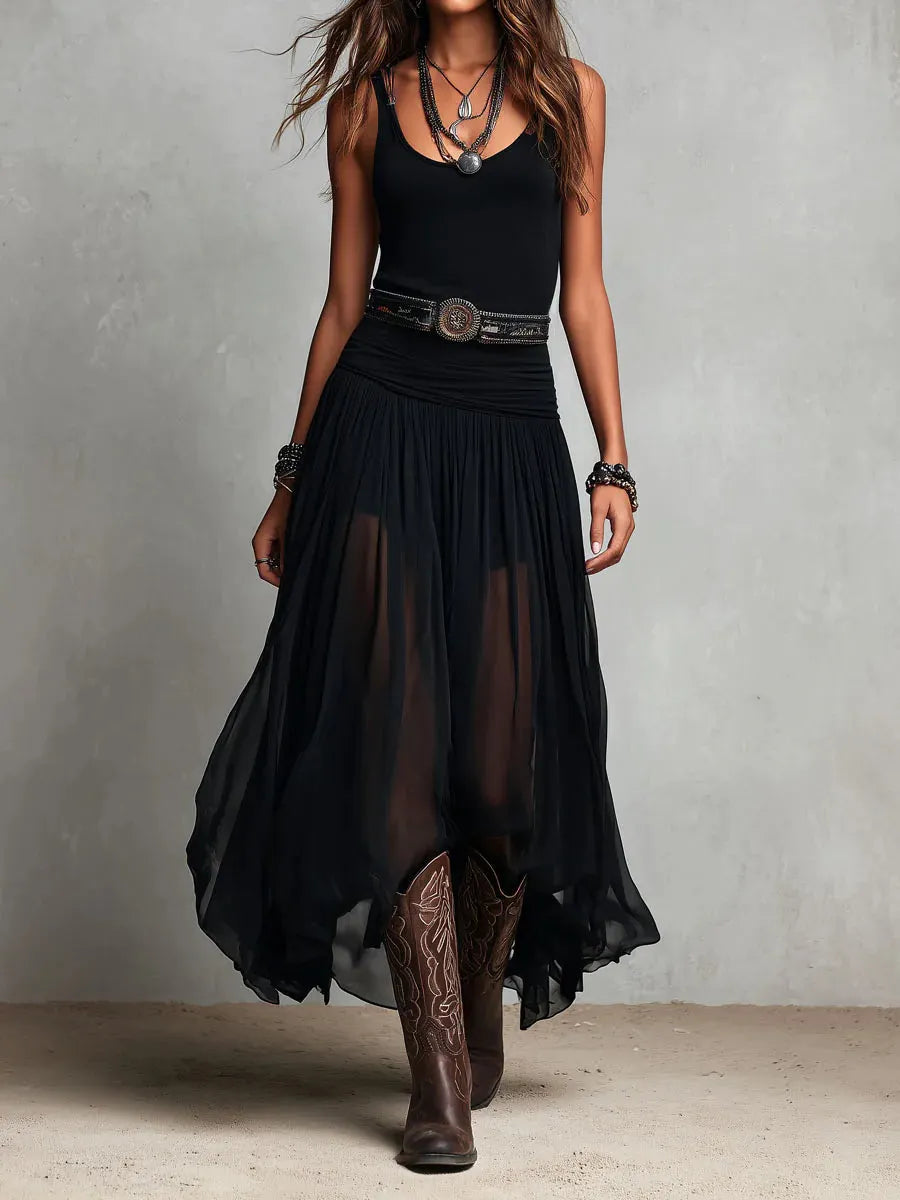 Feline™ | Set di Gonna Trasparente Elegante
