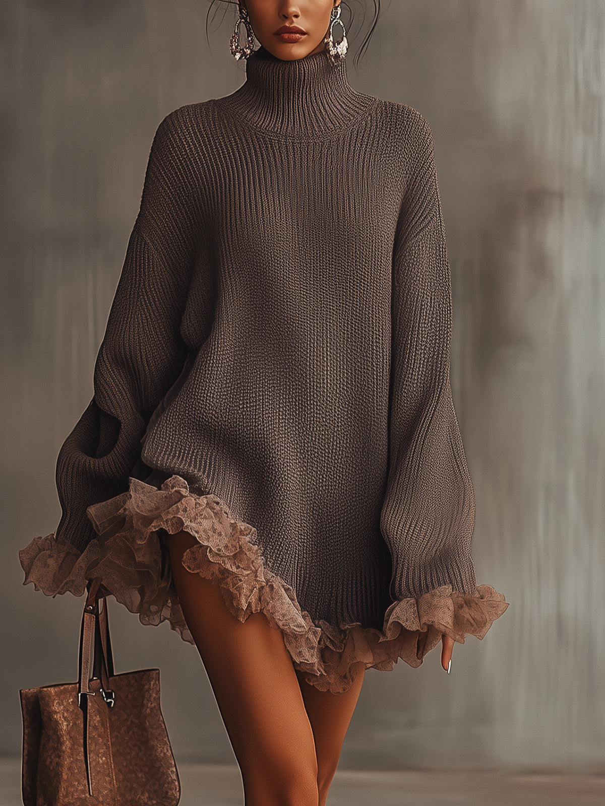 Bryn™ | Abito Trui Oversize con Rouches