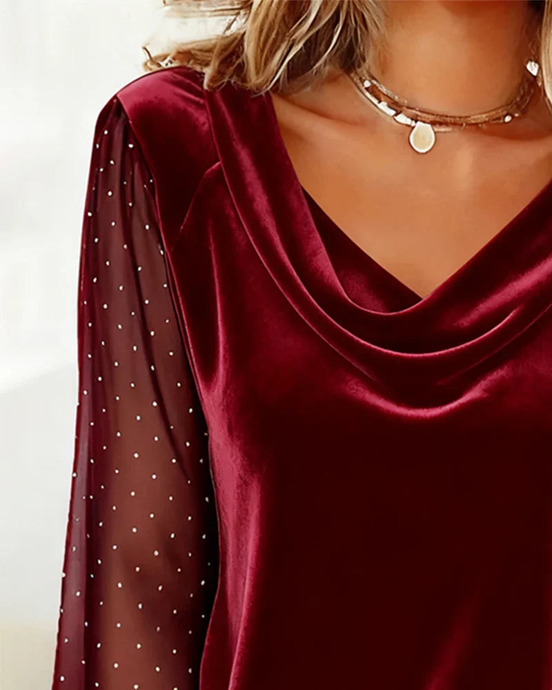Nyra™ | Elegante Blusa Drappeggiata