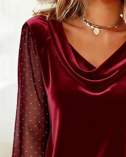 Nyra™ | Elegante Blusa Drappeggiata