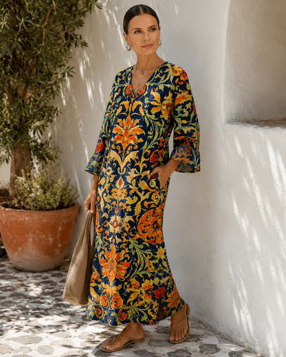 Emma™ | Vestito Midi Camuffa Pancia