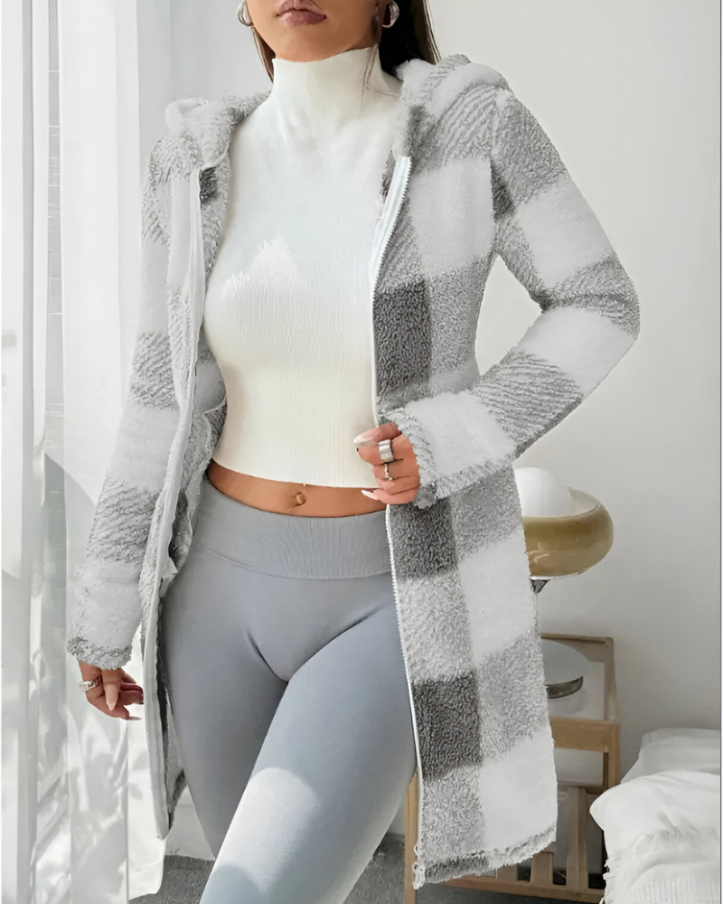 Zari™ | Giacca Moderna Calda con Cappuccio