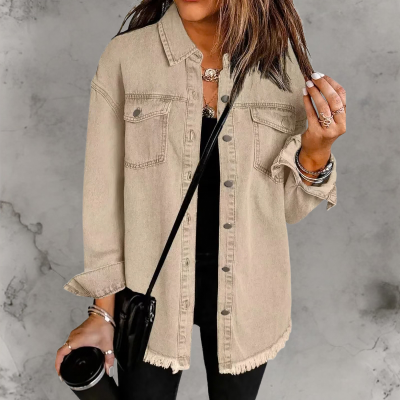 Kian™ | Giacca di Jeans Casual con Bottoni