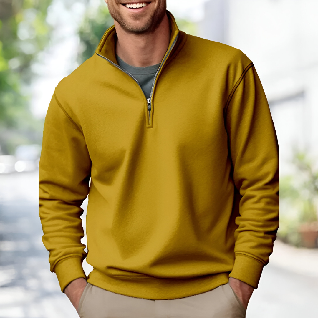 Leopoldo™ | Felpa con zip di lusso