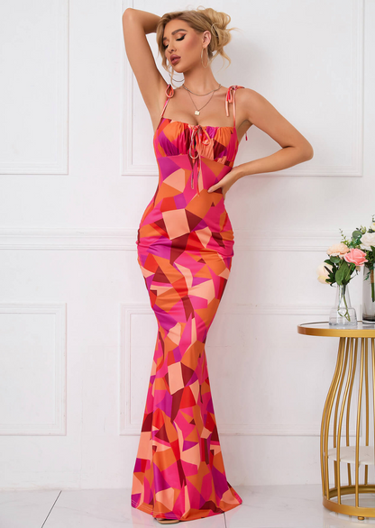 Klara™ | Maxi-abito con Stampa Floreale