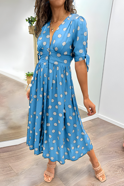 Noria™ | Elegante abito a pois
