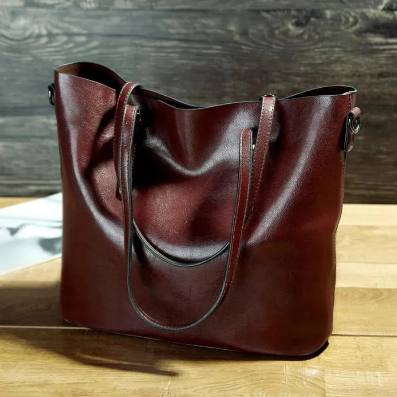 Favorito di Nicole | Borsa a Spalla Vintage in Pelle Vegana