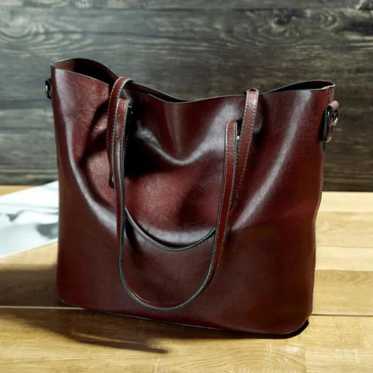 Favorito di Nicole | Borsa a Spalla Vintage in Pelle Vegana