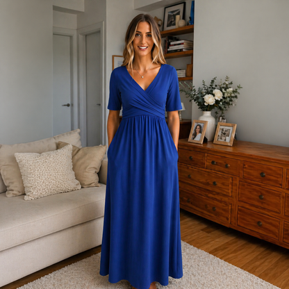 Zeno™ | Elegante Abito Maxi Avvolgente