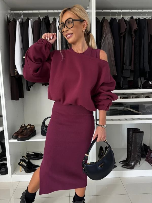 Maren™ | Elegante set a maglia a due pezzi
