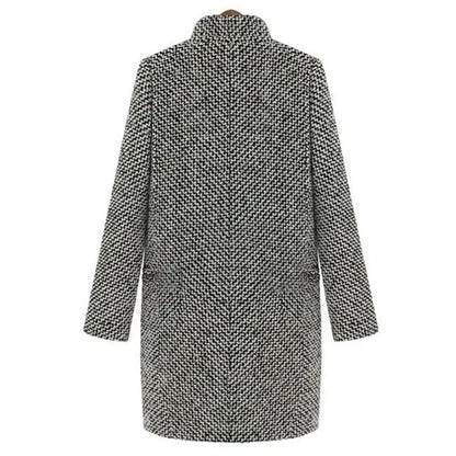 Delphine™ | Elegante cappotto lungo in lana