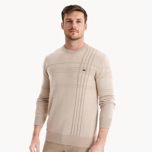 Mike™ | Maglione a coste moderno ed elegante