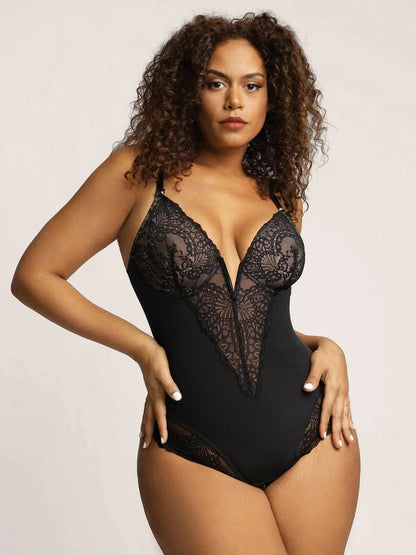 Noé™ | Body elegante con profondo scollo a V