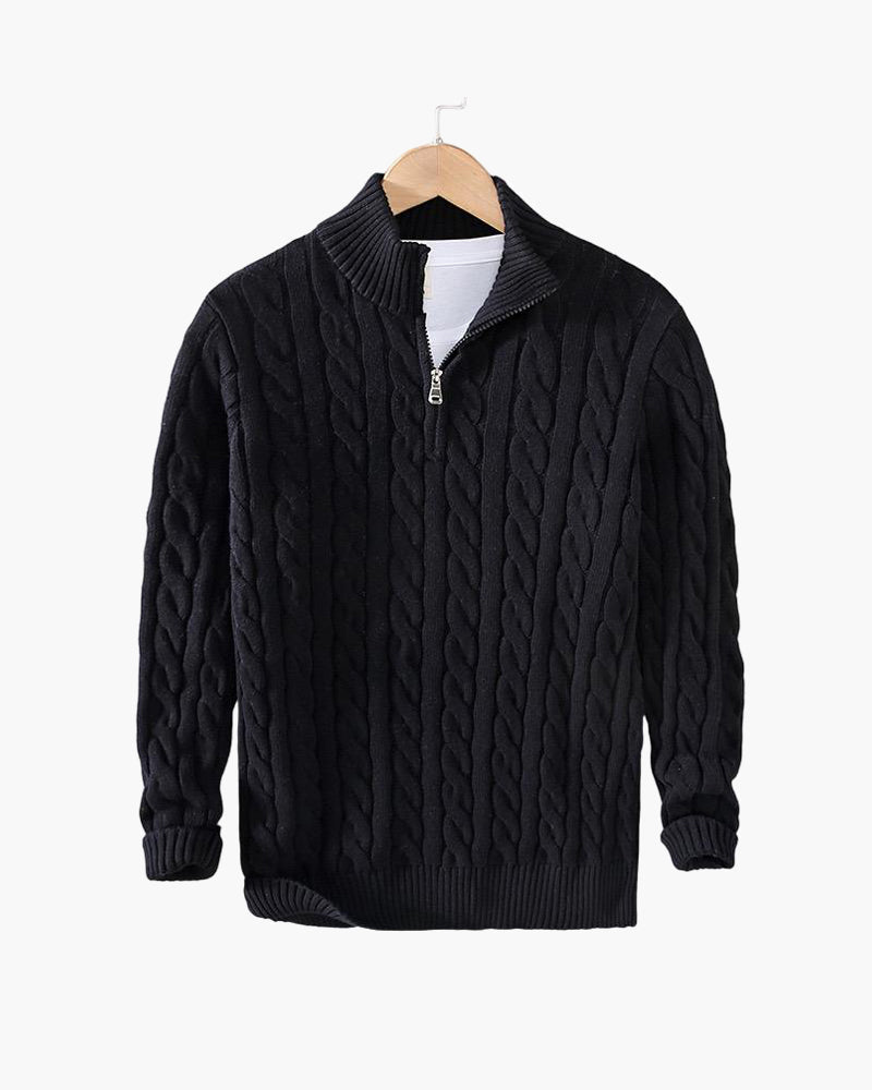 Eamon™ | Maglione classico a mezza zip