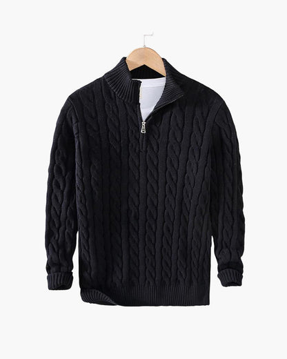 Eamon™ | Maglione classico a mezza zip
