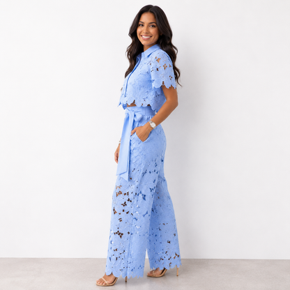 Arielle™ | Elegante Set di Due Pezzi in Pizzo