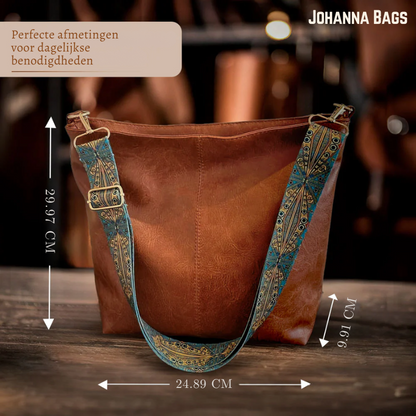Charme Vintage di Chelsey | Borsa a Spalla in Pelle Vegana