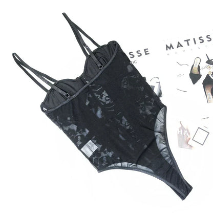 Élise™ | Body-corsetto in pizzo ricamato