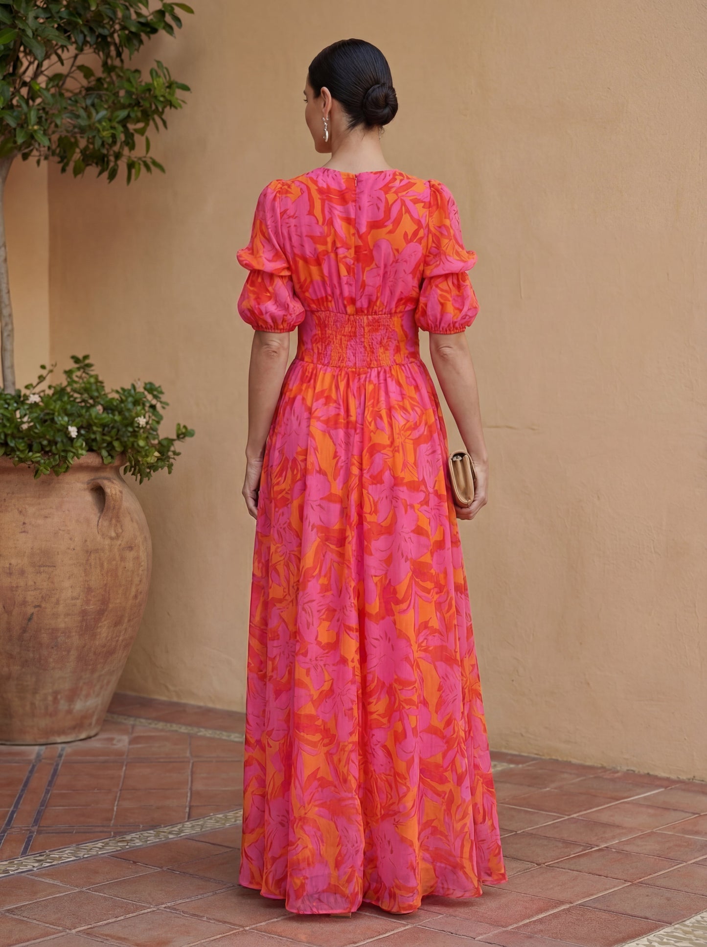 Isabella™ | Elegante Maxi Abito con Scollatura a V