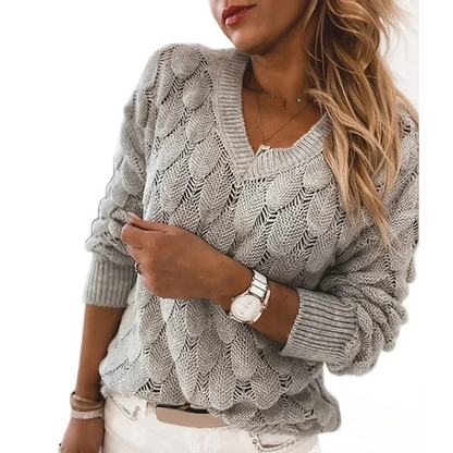 Lena | Pullover con scollatura a V