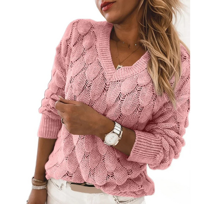 Lena | Pullover con scollatura a V