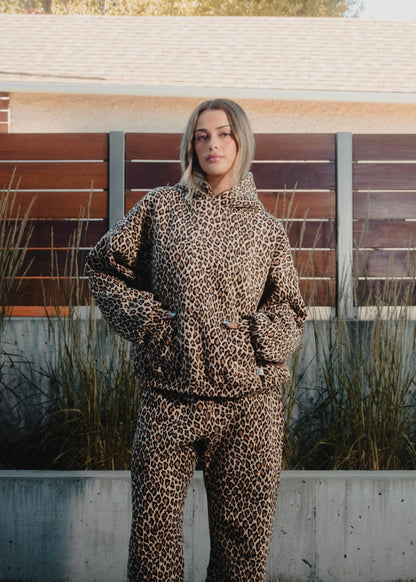 Freya | Felpa Con Cappuccio Leopardata