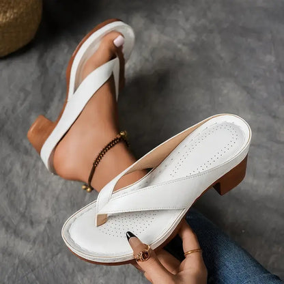 Nela™ | Eleganti Sandali Minimalisti con Tacco