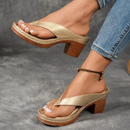 Nela™ | Eleganti Sandali Minimalisti con Tacco