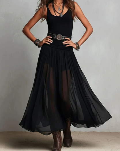 Feline™ | Set di Gonna Trasparente Elegante
