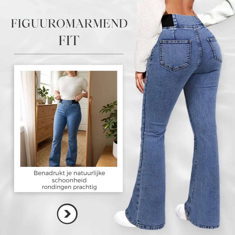 Tara™ | Jeans flare stretch moderni