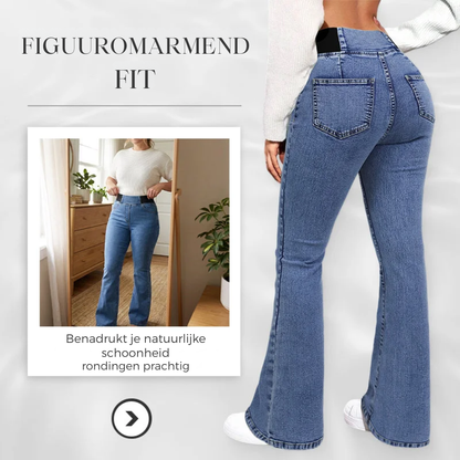 Tara™ | Jeans flare stretch moderni
