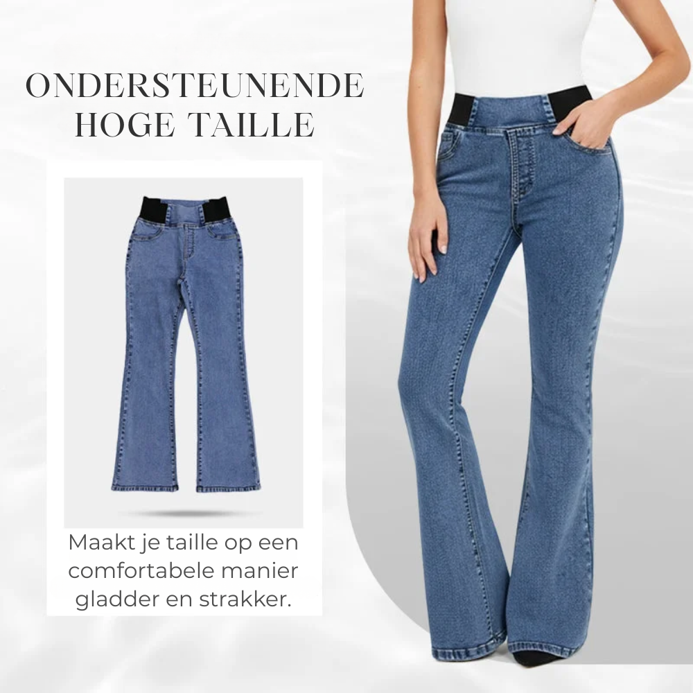 Tara™ | Jeans flare stretch moderni