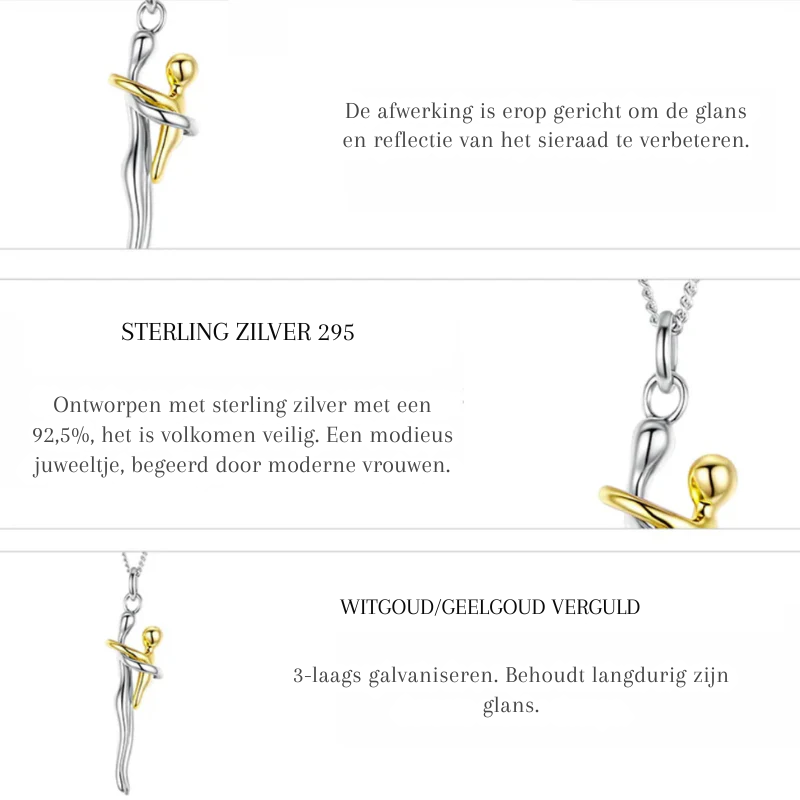Lior™ | Collana simbolica dell'abbraccio d'amore