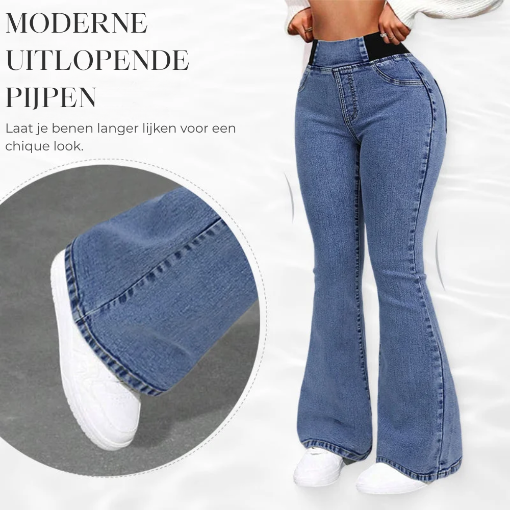 Tara™ | Jeans flare stretch moderni