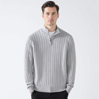 Eamon™ | Maglione classico a mezza zip