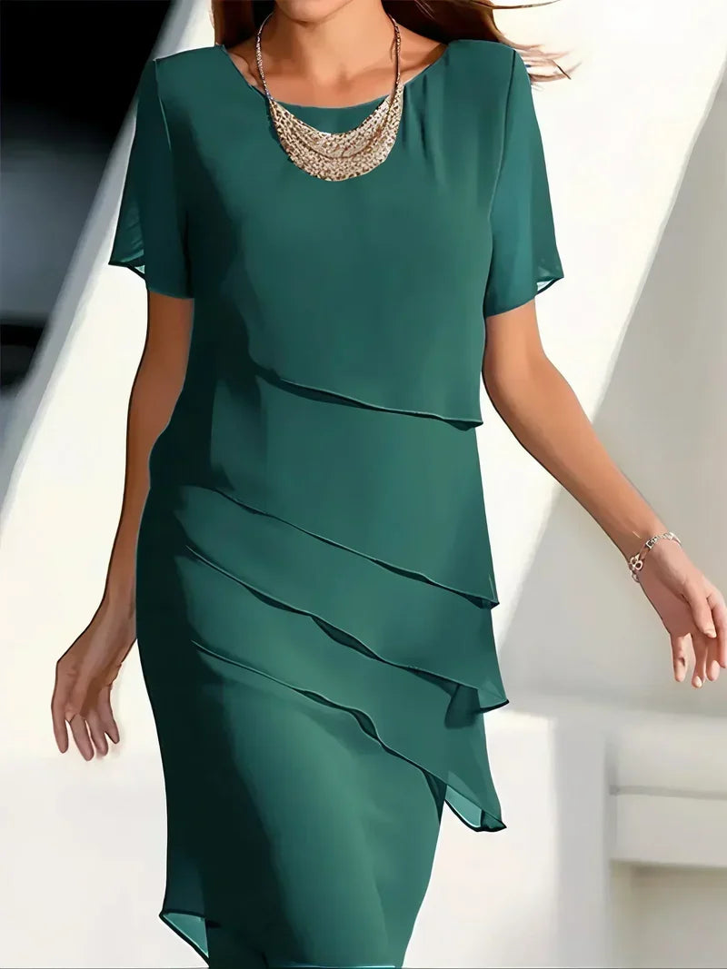 Demi™ | Abito midi a strati elegante