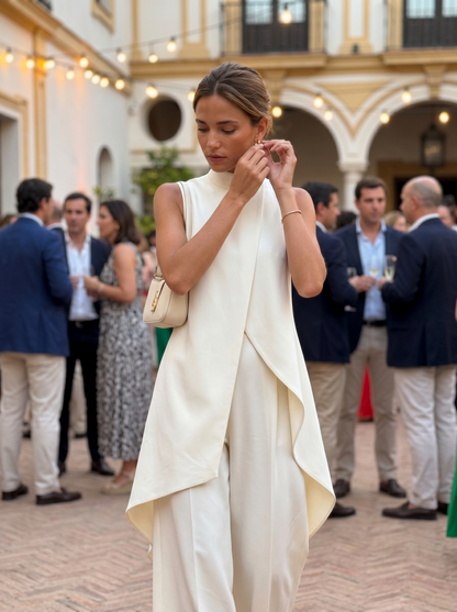 Sara™ | Elegante Tuta con Pantaloni Ampi