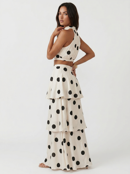 Nora™ | Elegante Set a Pois a Strati