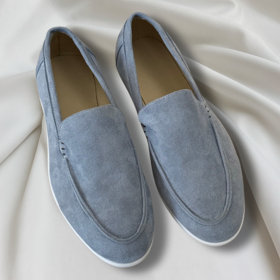 Eleganti mocassini in suede