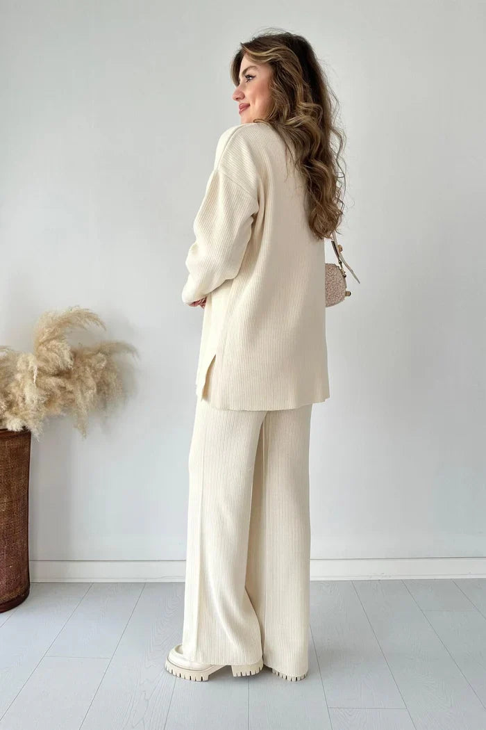 Nara™ | Set di lounge lavorato a maglia elegante
