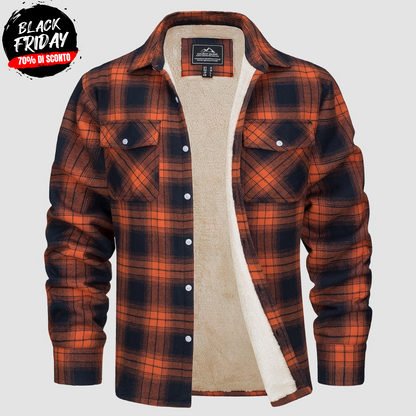 Arvid™ | Giacca camicia a quadri foderata