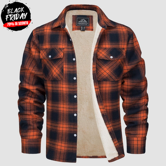 Arvid™ | Giacca camicia a quadri foderata