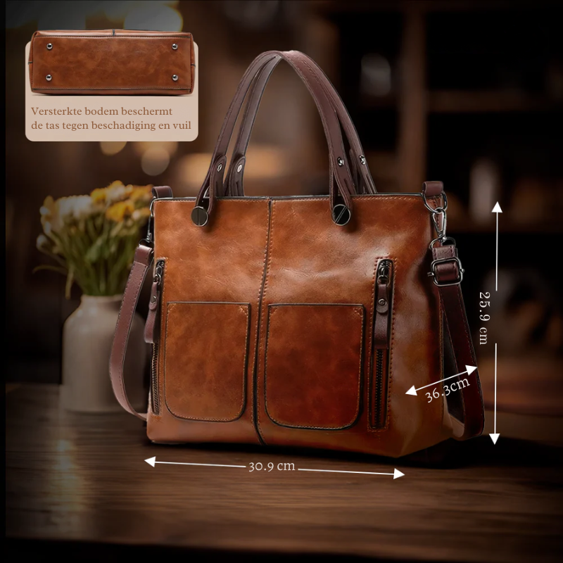 L'eleganza senza tempo di Ilse | Borsa a spalla in pelle vegana