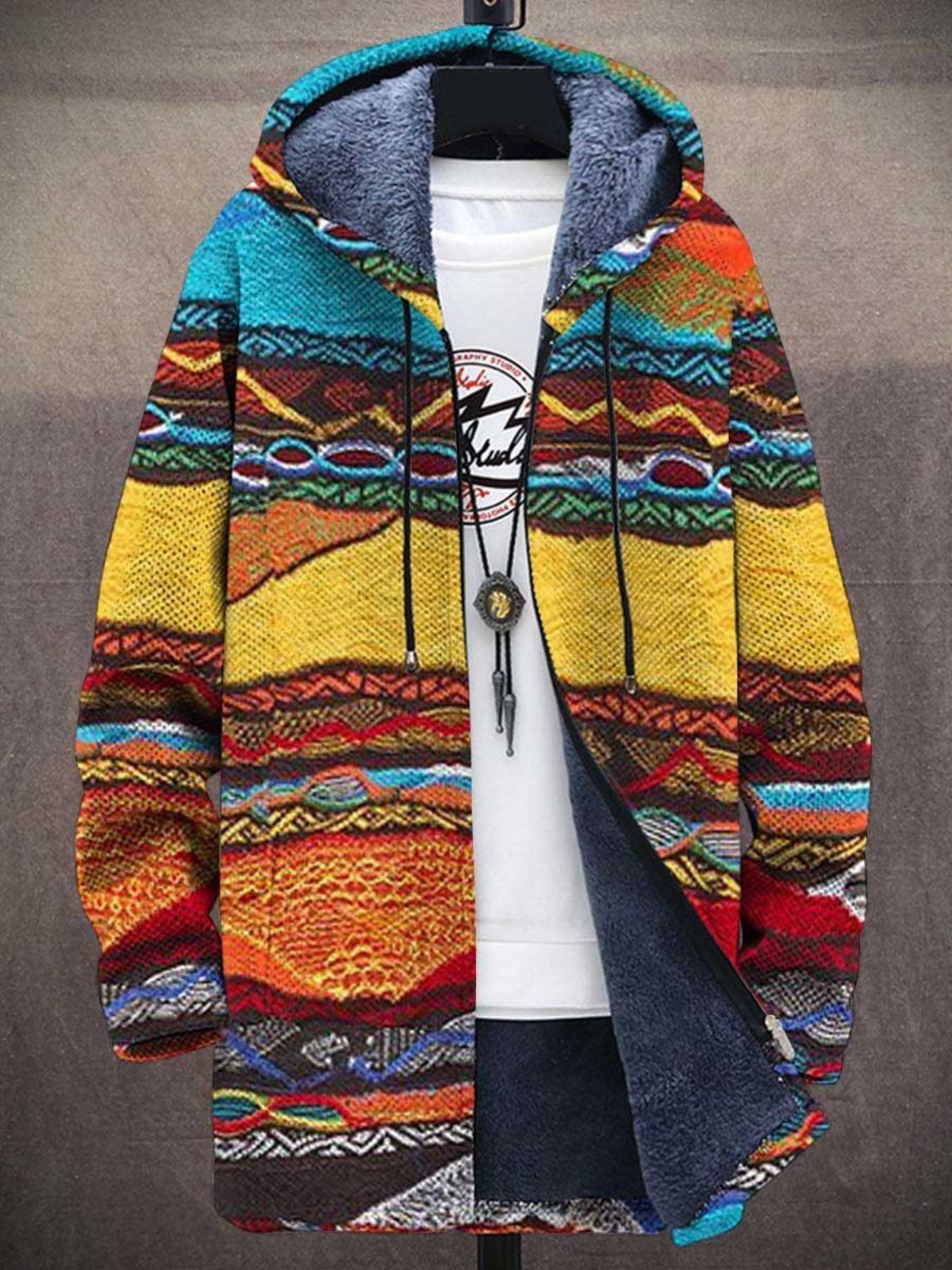 Jindalee™ | Cardigan Lussuoso con Ispirazione Artistica