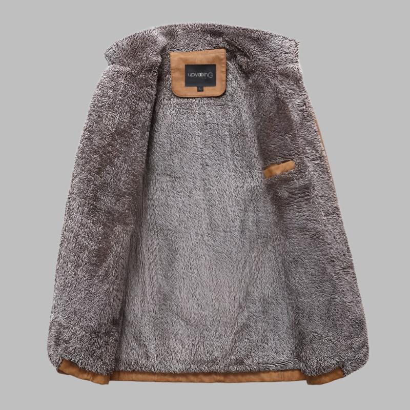 Pelle™ | Giacca invernale foderata di pelliccia in stile militare
