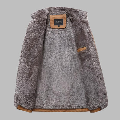 Pelle™ | Giacca invernale foderata di pelliccia in stile militare