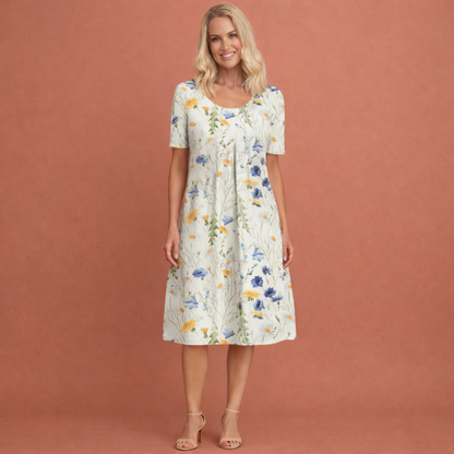 Lara™ | Elegante Abito Midi a Fiori