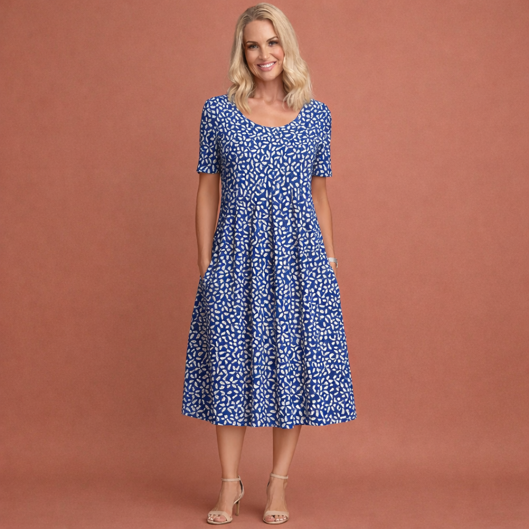 Lara™ | Elegante Abito Midi a Fiori