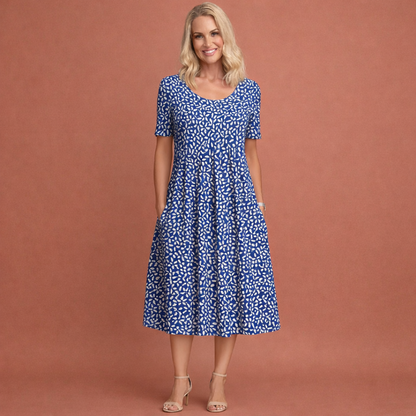 Lara™ | Elegante Abito Midi a Fiori