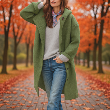 Liora™ | Giacca oversized in lana accogliente